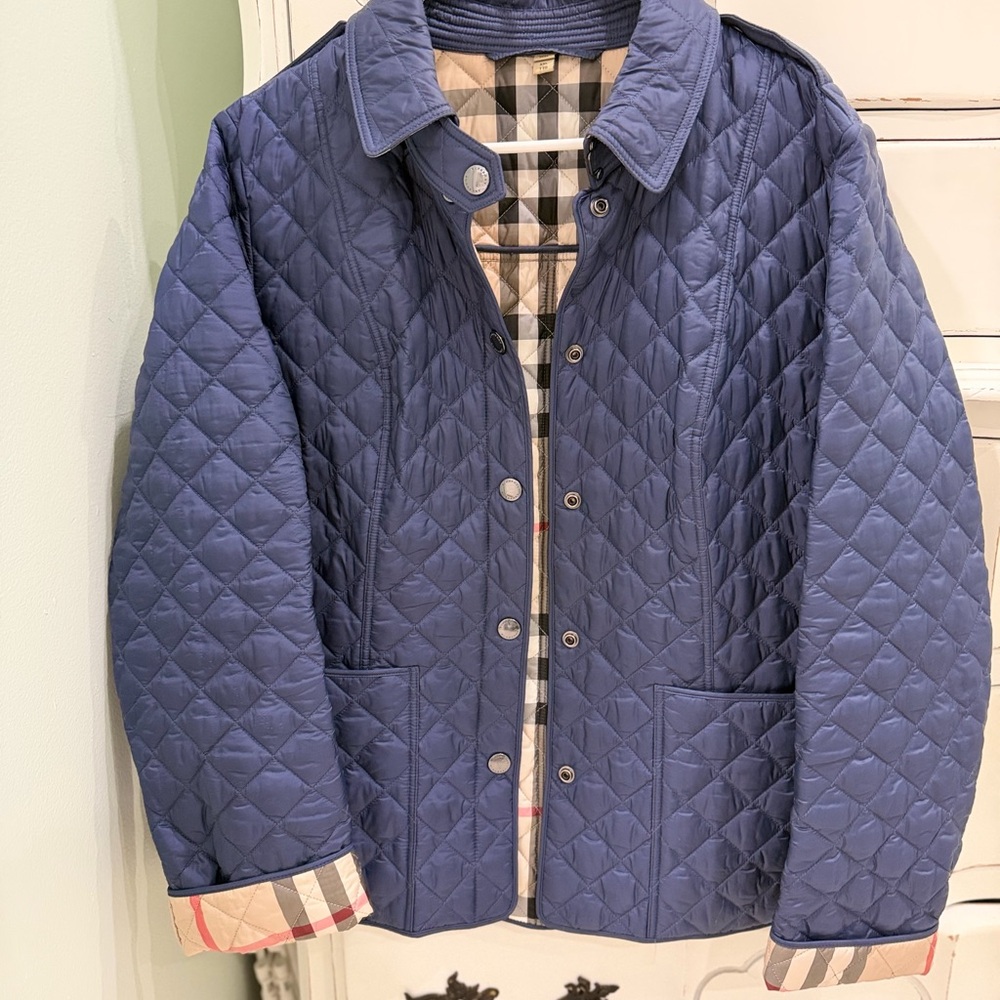 Burberry Quilted Navy Jacket